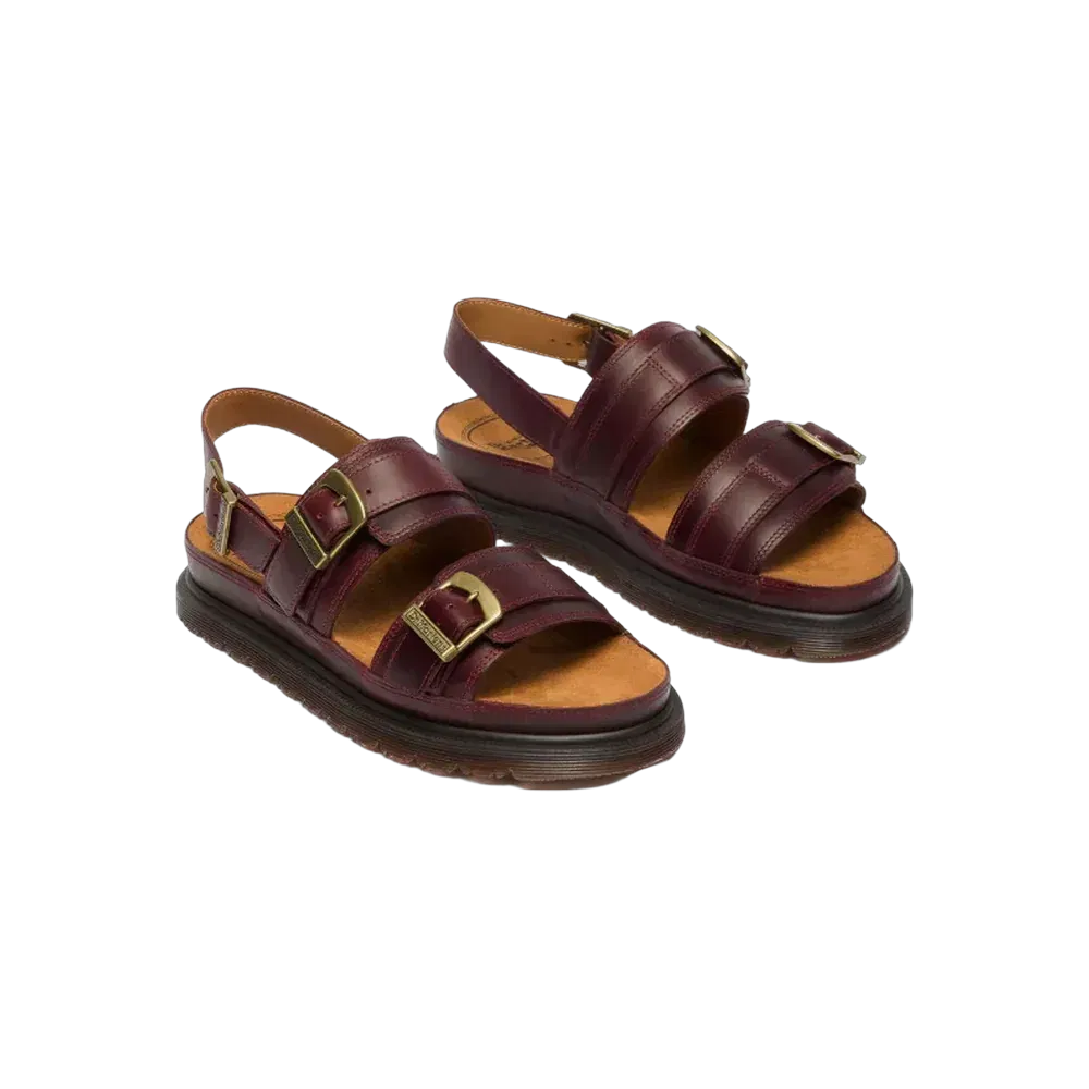 Dr Martens San Two Strap Cherry Red