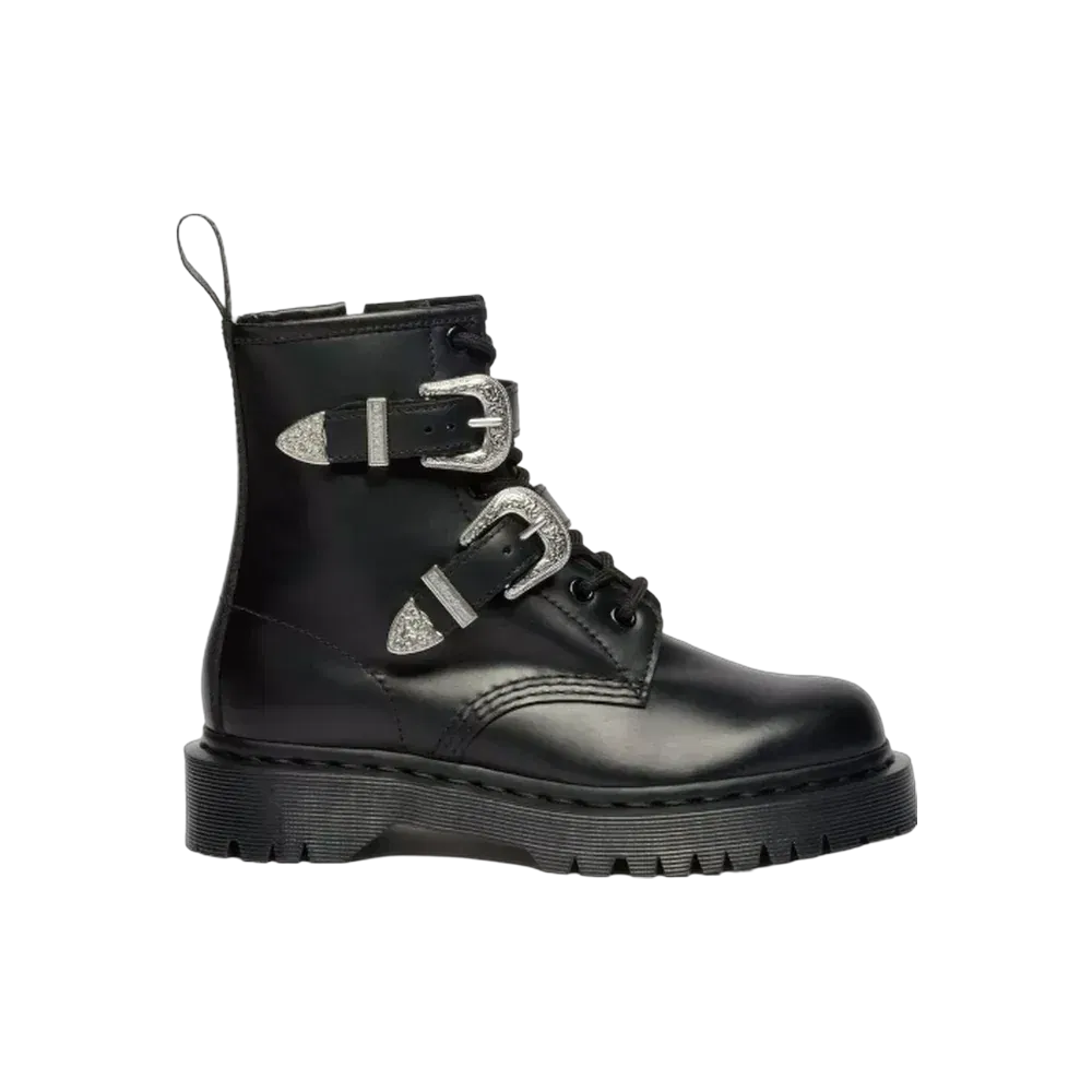 Dr Martens 1460 Western Buckle Black Atlas