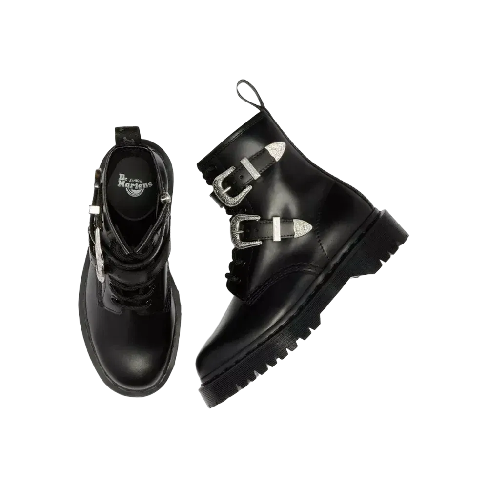 Dr Martens 1460 Western Buckle Black Atlas