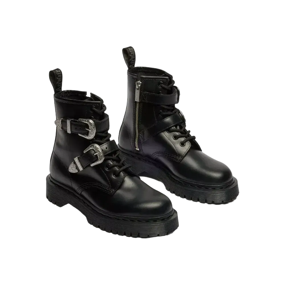 Dr Martens 1460 Western Buckle Black Atlas
