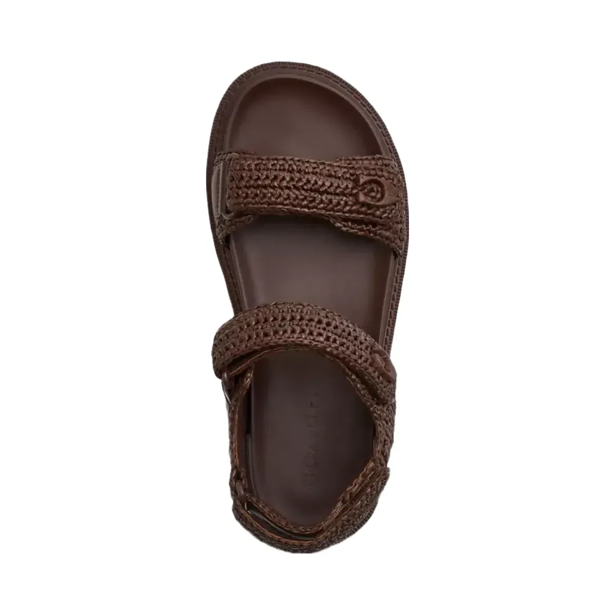 Coach Brynn Raffia Sandal in Maple