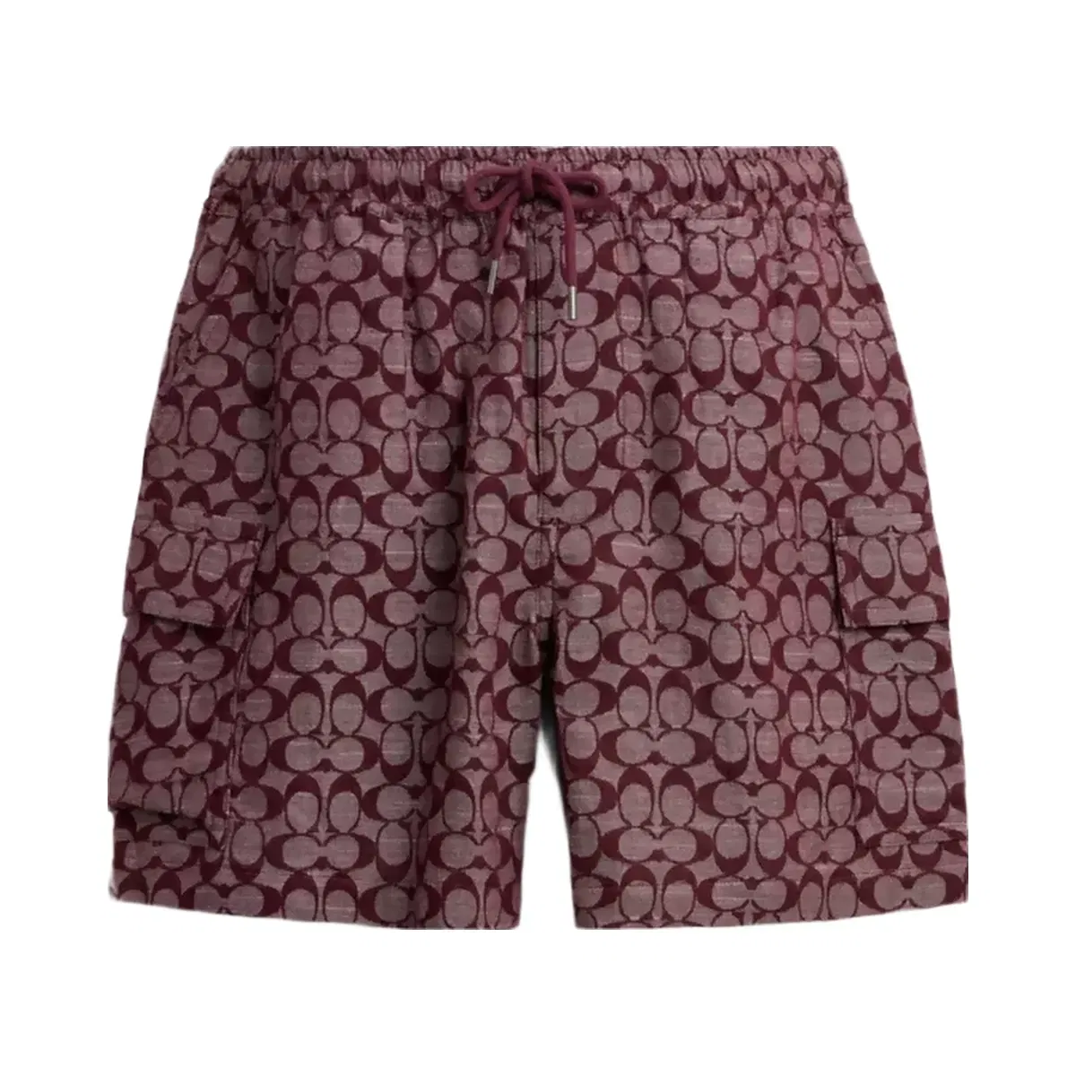Coach Signature Camp Shorts in Currant