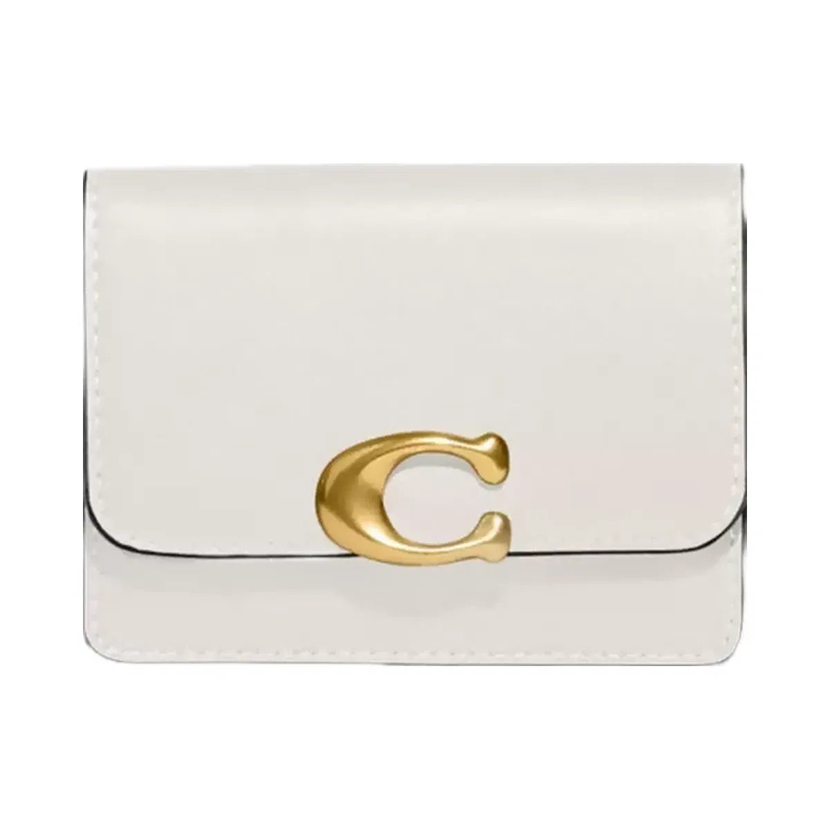 Coach Bandit Card Case in Brass Chalk