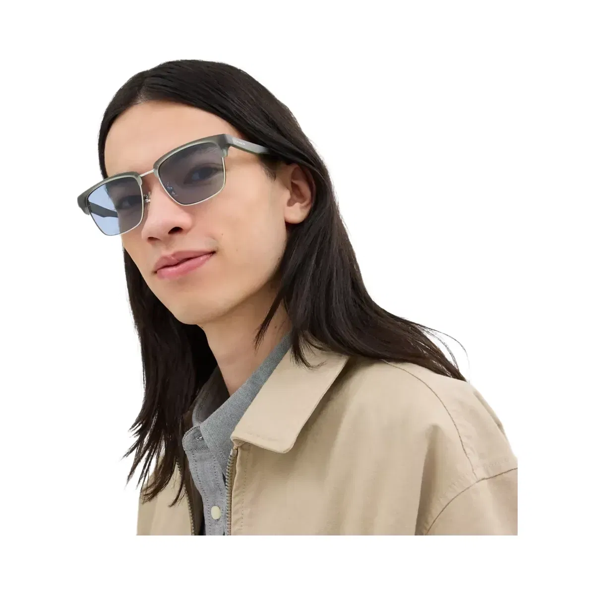 Coach Coach Square Sunglasses in Matte Grey