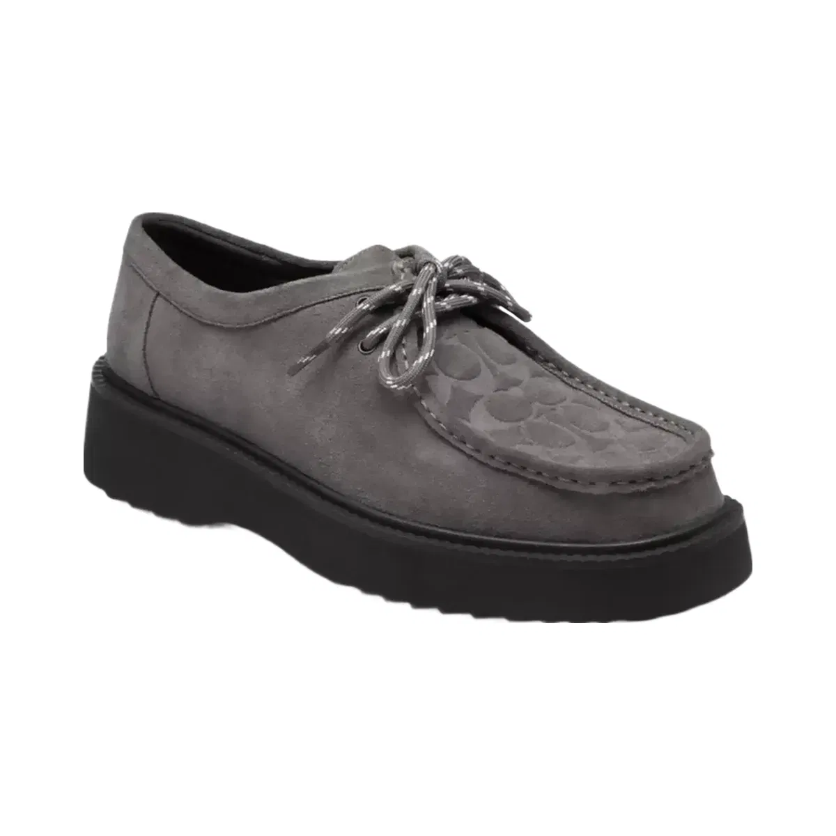 Coach Chukka Boot In Signature Suede in Charcoal Black