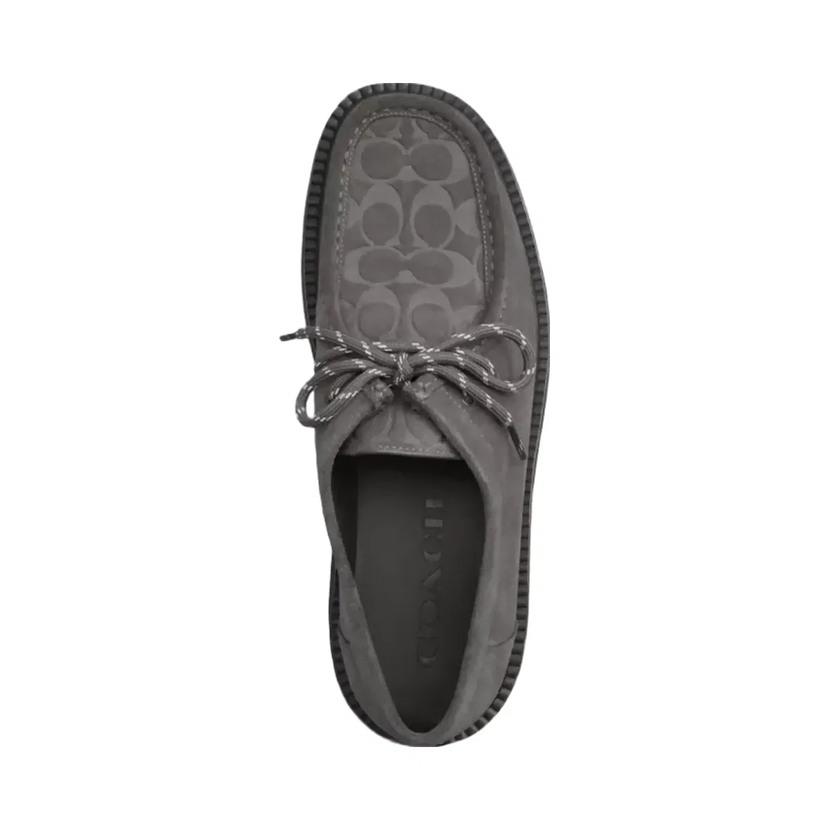Coach Chukka Boot In Signature Suede in Charcoal Black
