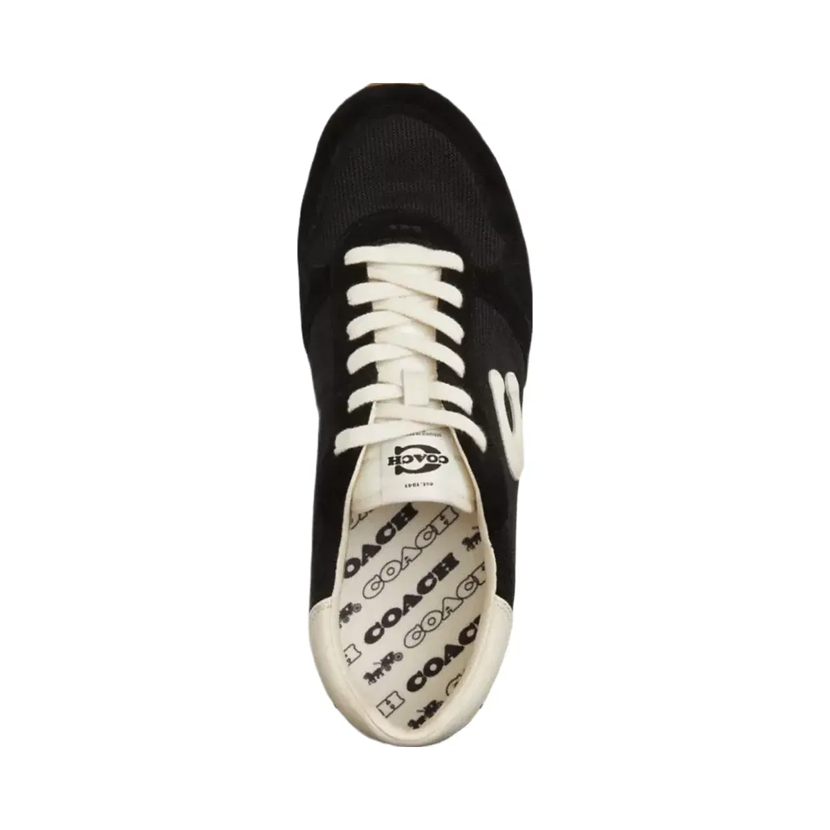 Coach Retro Runner in Black Chalk