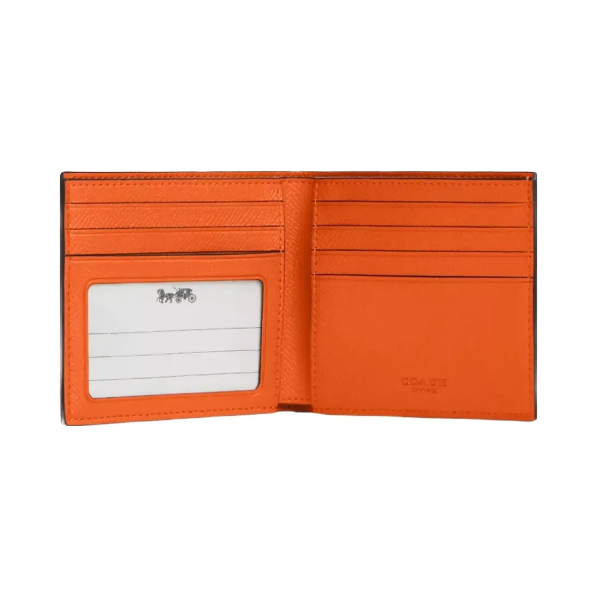 Coach Id Billfold Wallet in Spice Orange