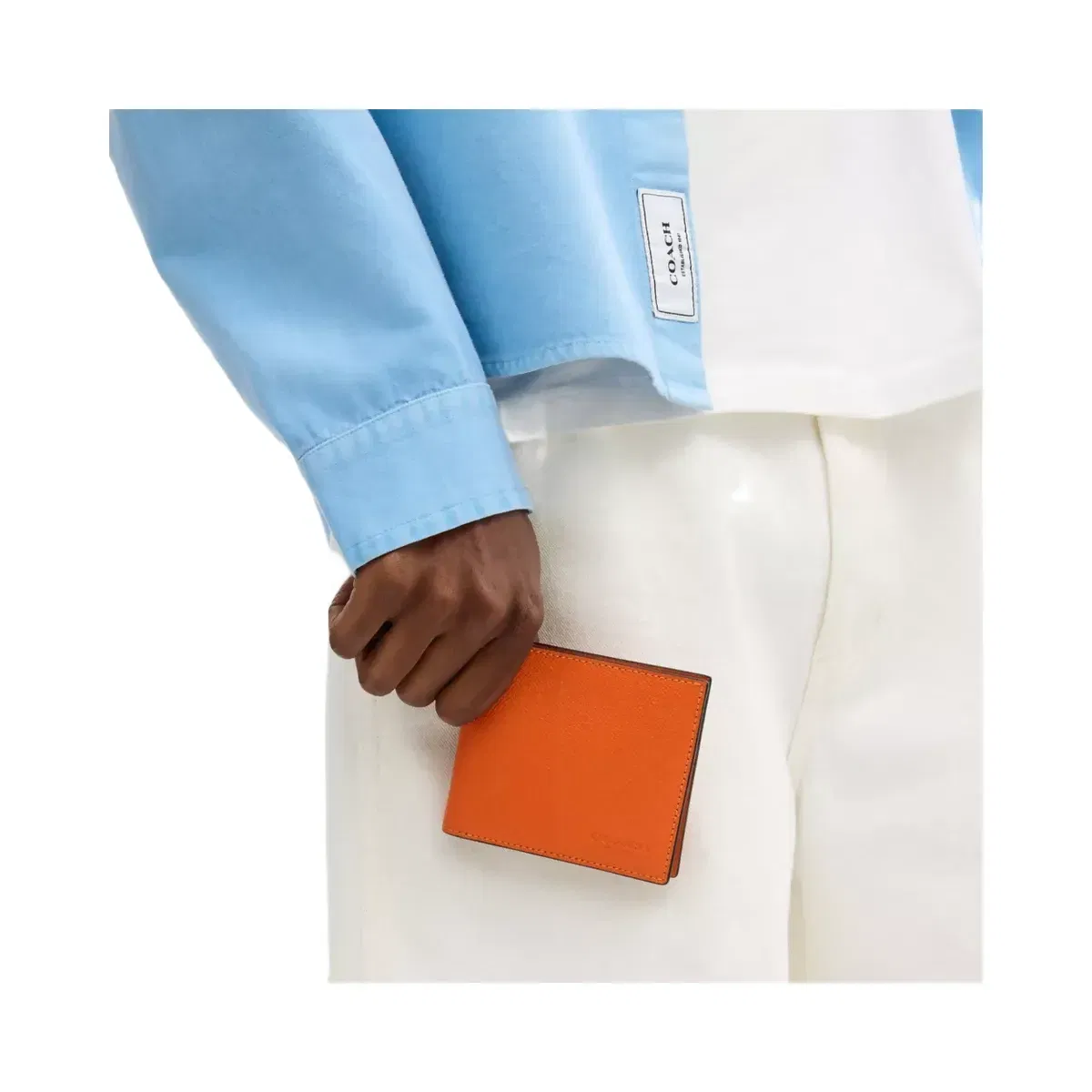Coach Id Billfold Wallet in Spice Orange