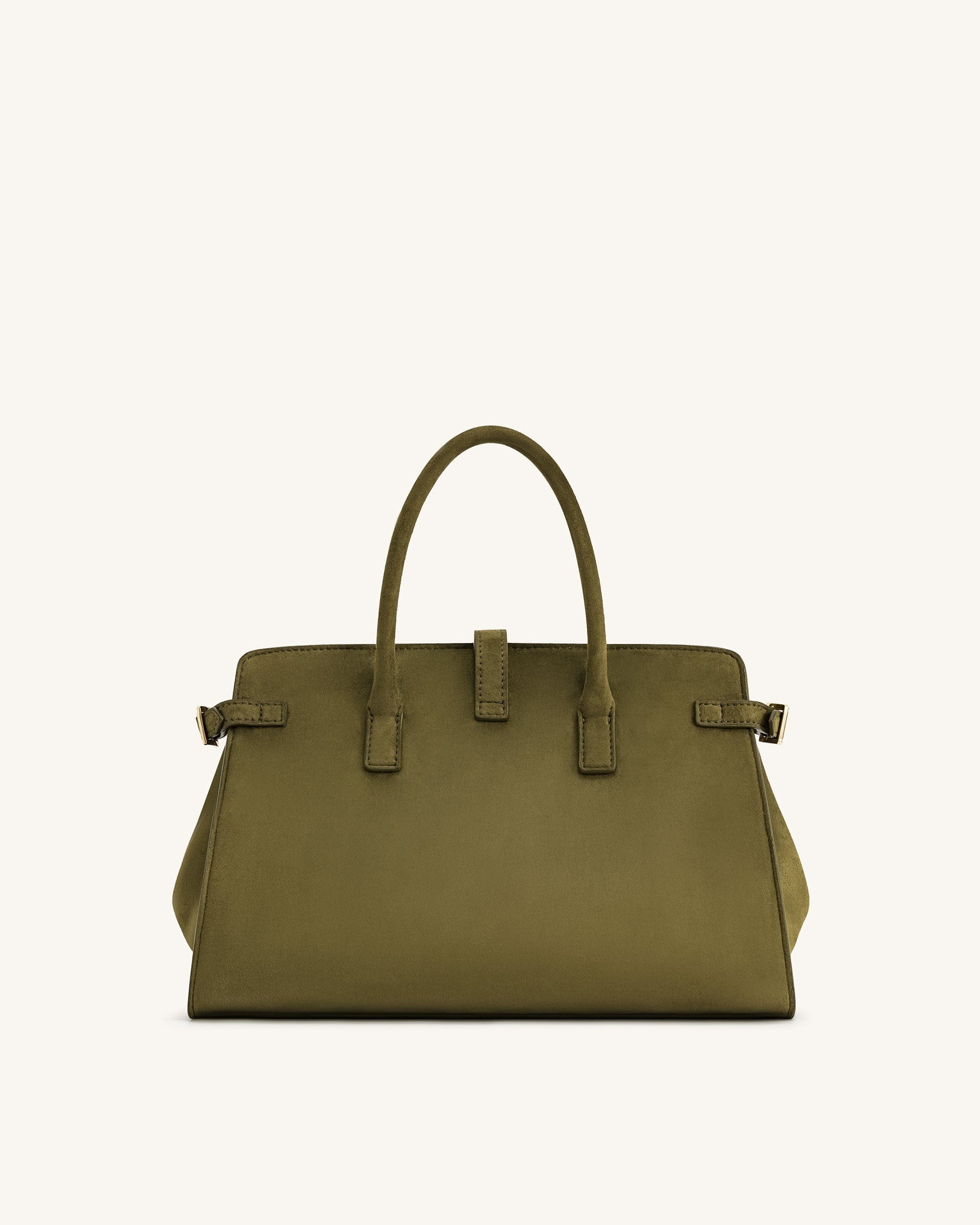JW PEI Saige Faux Suede Tote Bag Olive Green