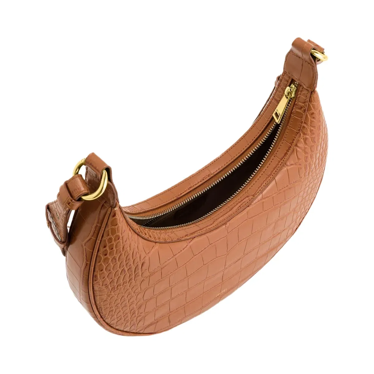 JW PEI Carly Saddle Bag Acorn Brown Croc