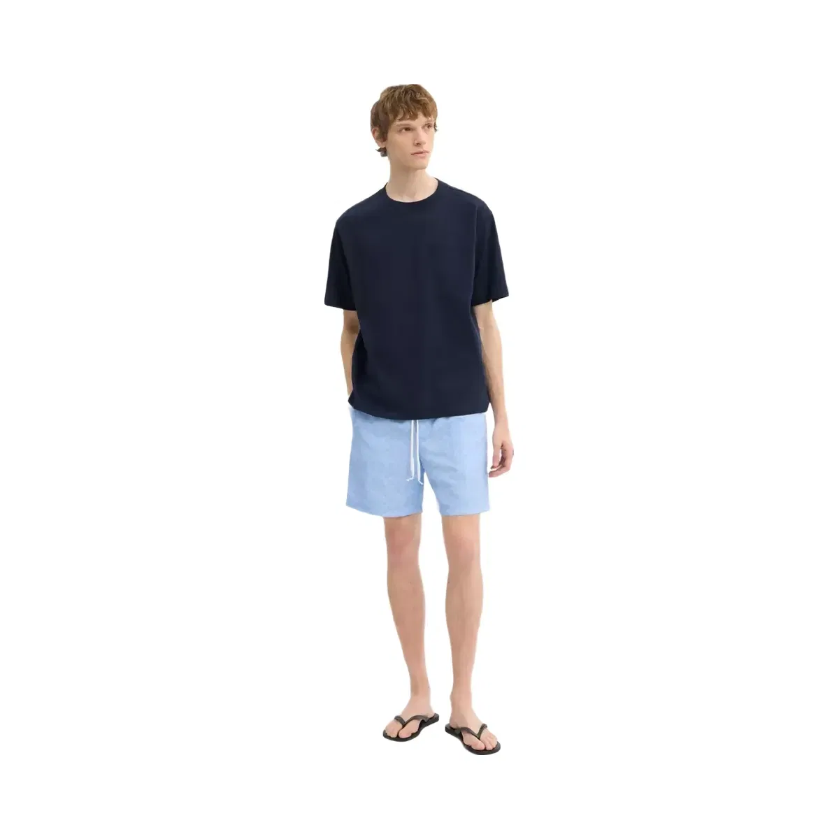 Coach Signature Swim Trunks In Recycled Polyester in Cerulean Light Blue