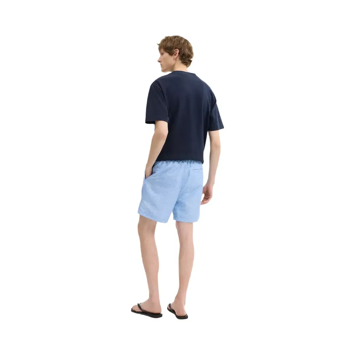 Coach Signature Swim Trunks In Recycled Polyester in Cerulean Light Blue