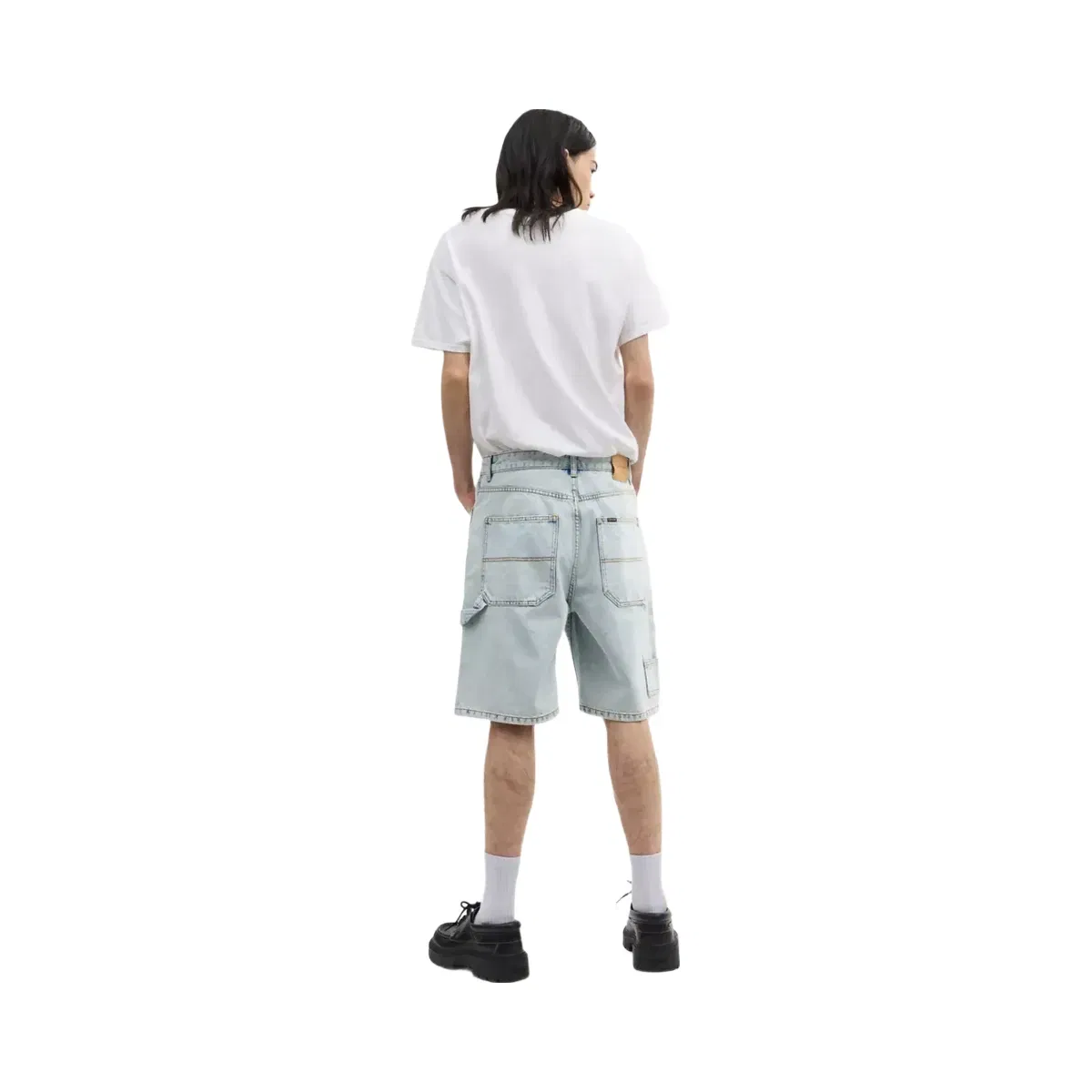 Coach Signature Denim Shorts in East River Wash