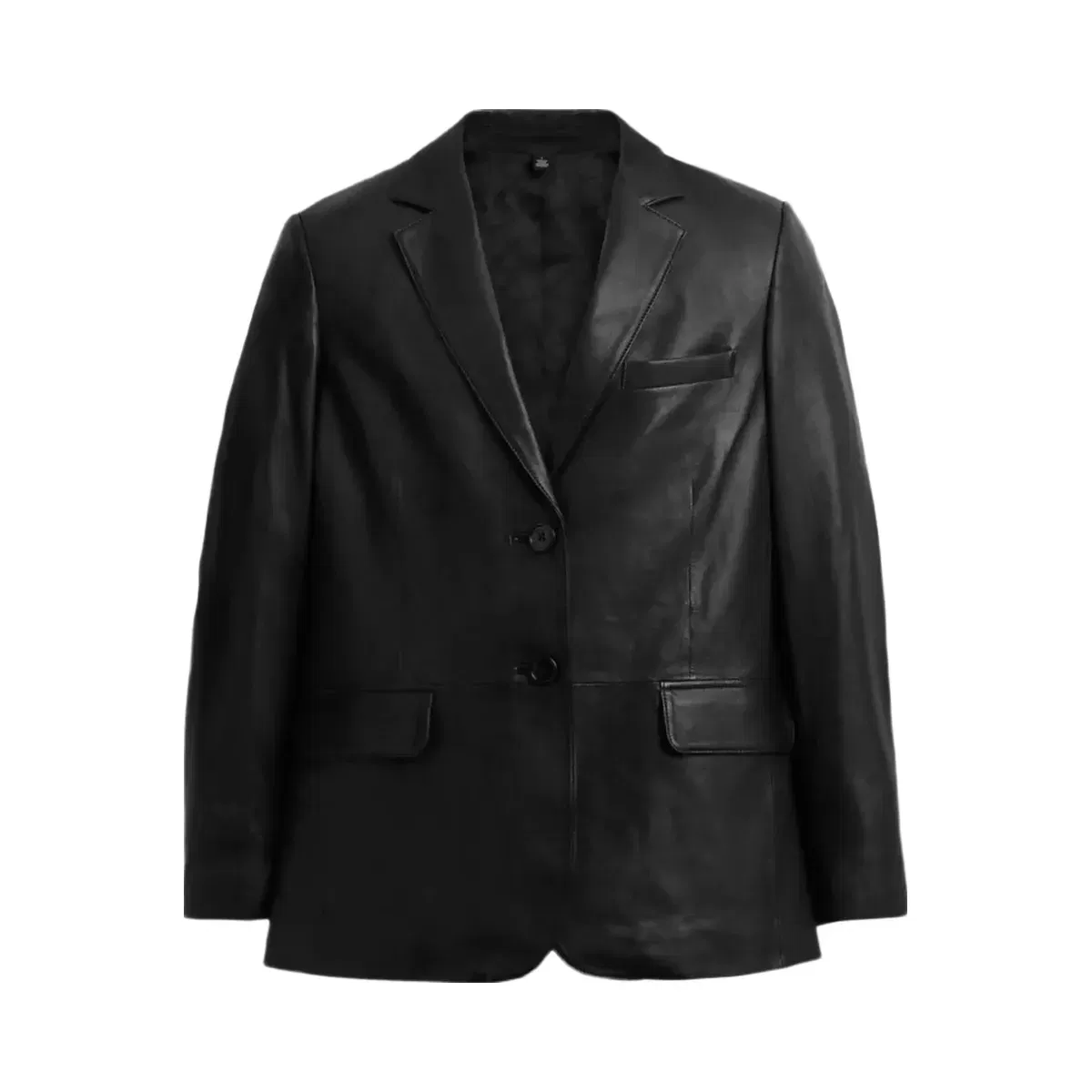 Coach Leather Blazer in Black