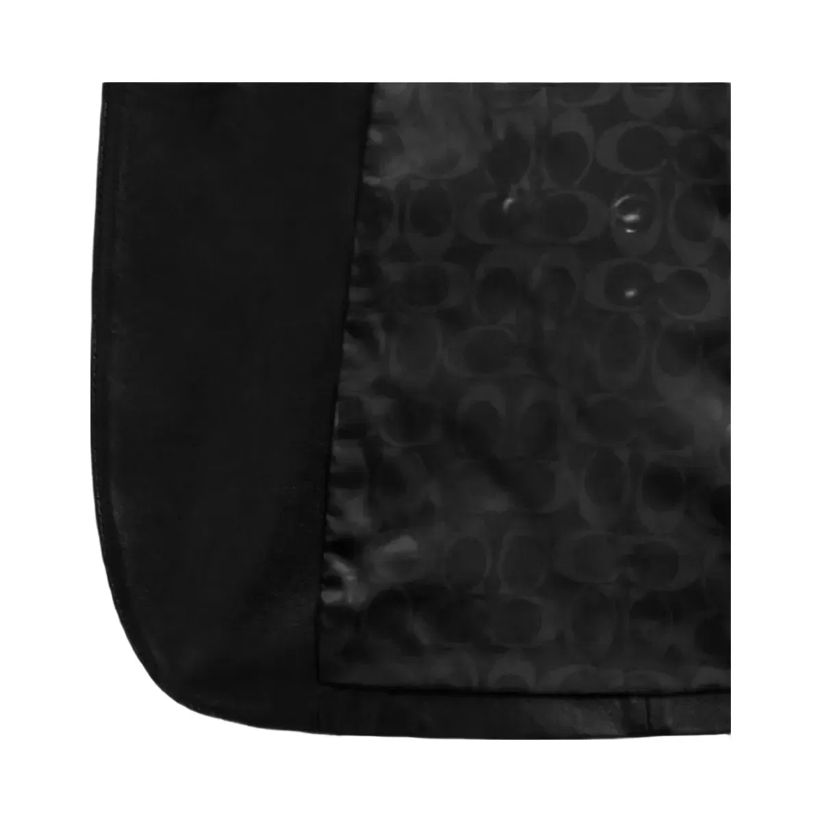 Coach Leather Blazer in Black