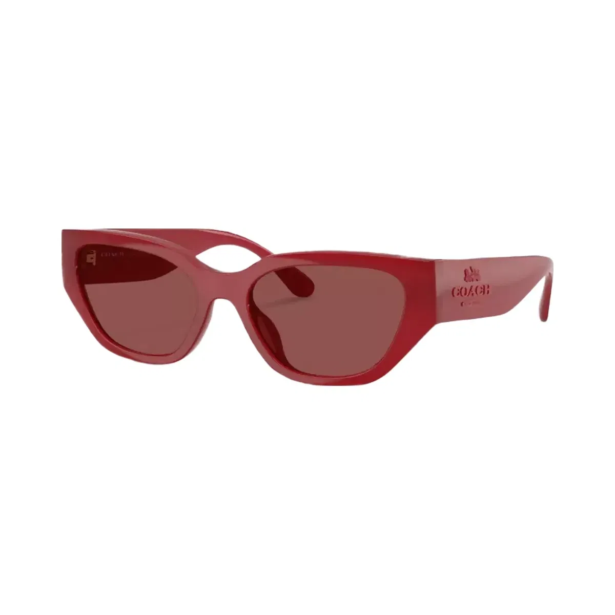 Coach Geometric Cat Eye Sunglasses in Red