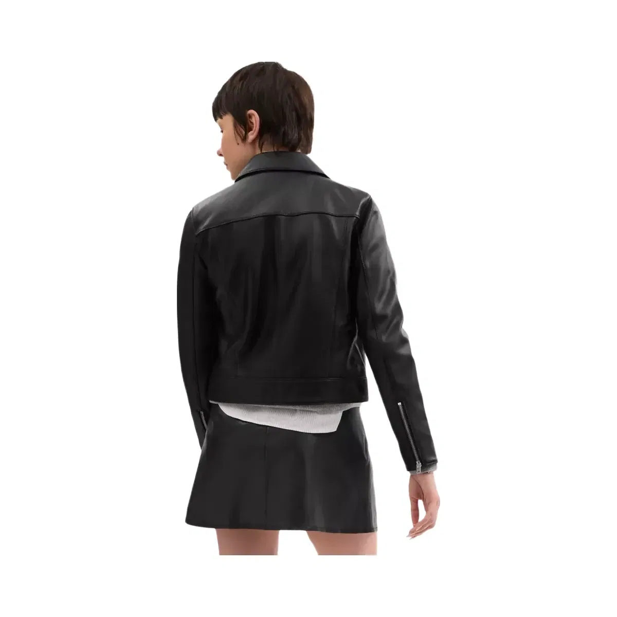 Coach Leather Jacket in Black