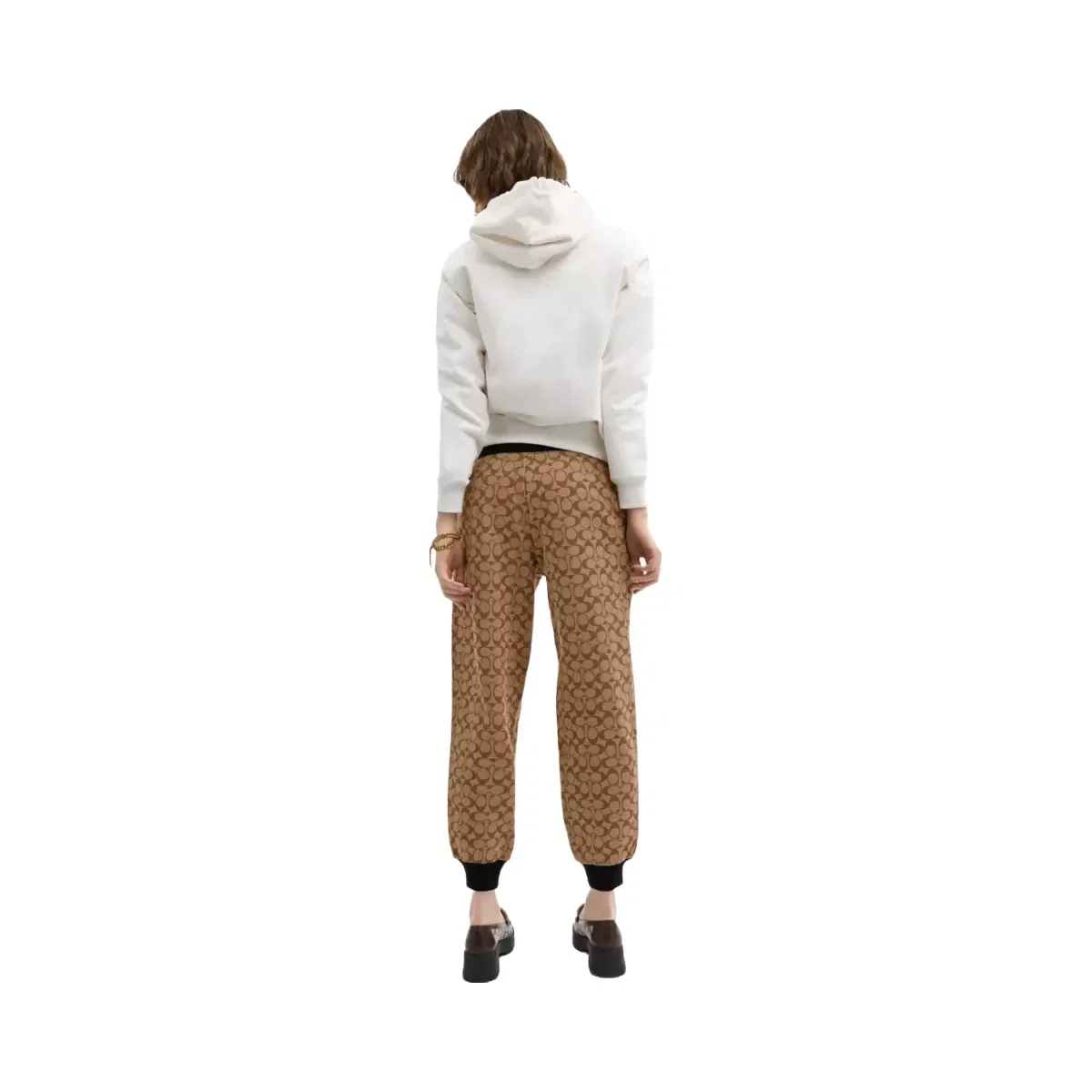 Coach Signature Joggers in Khaki Multi