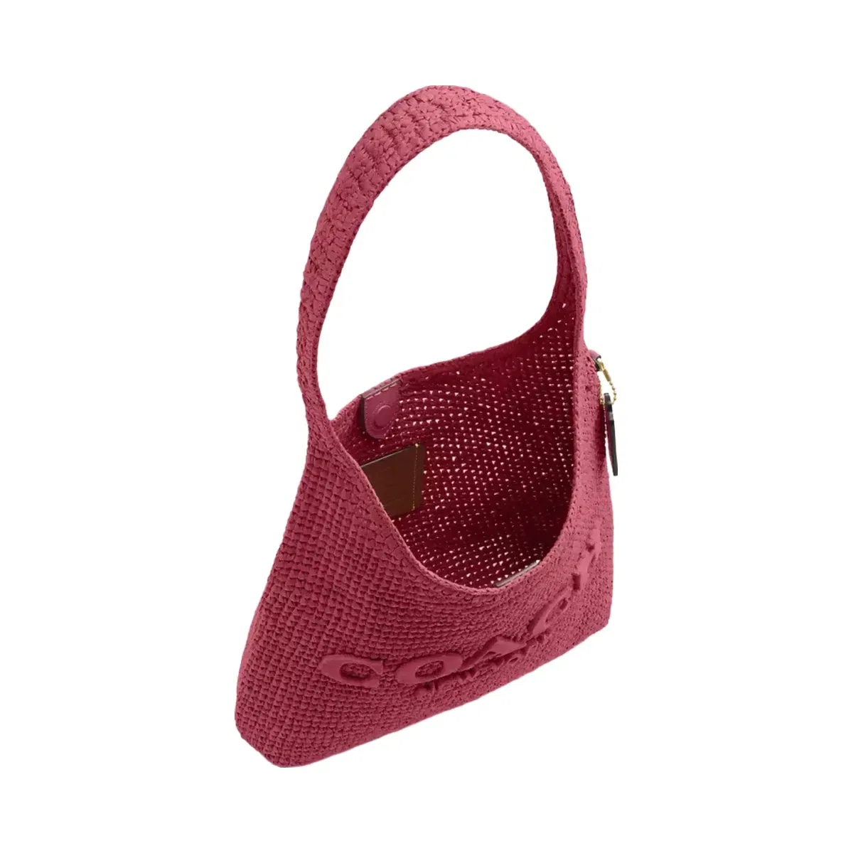 Coach Brooklyn Shoulder Bag 28 in Brass Dark Fuchsia
