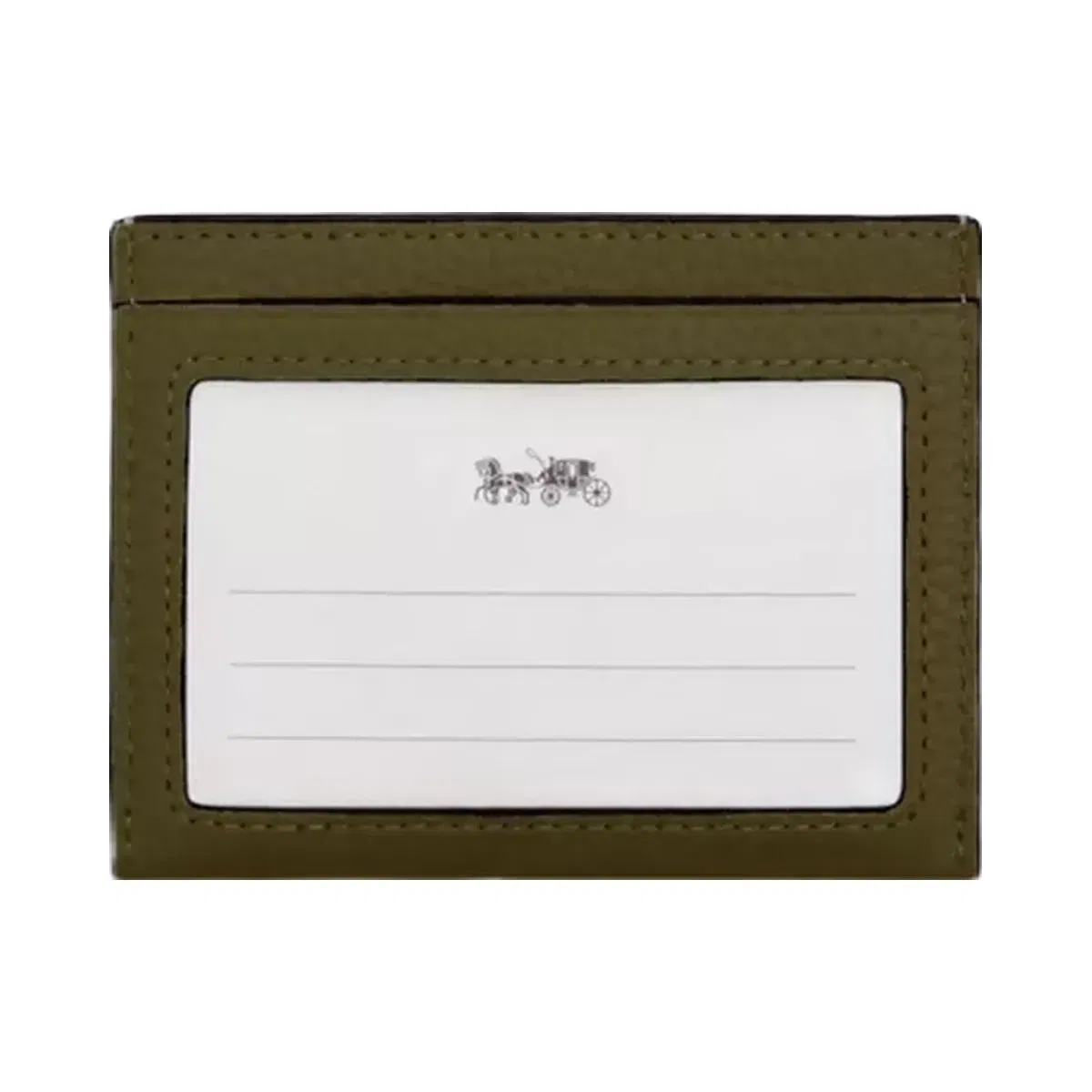 Coach Slim Id Card Case in Olive