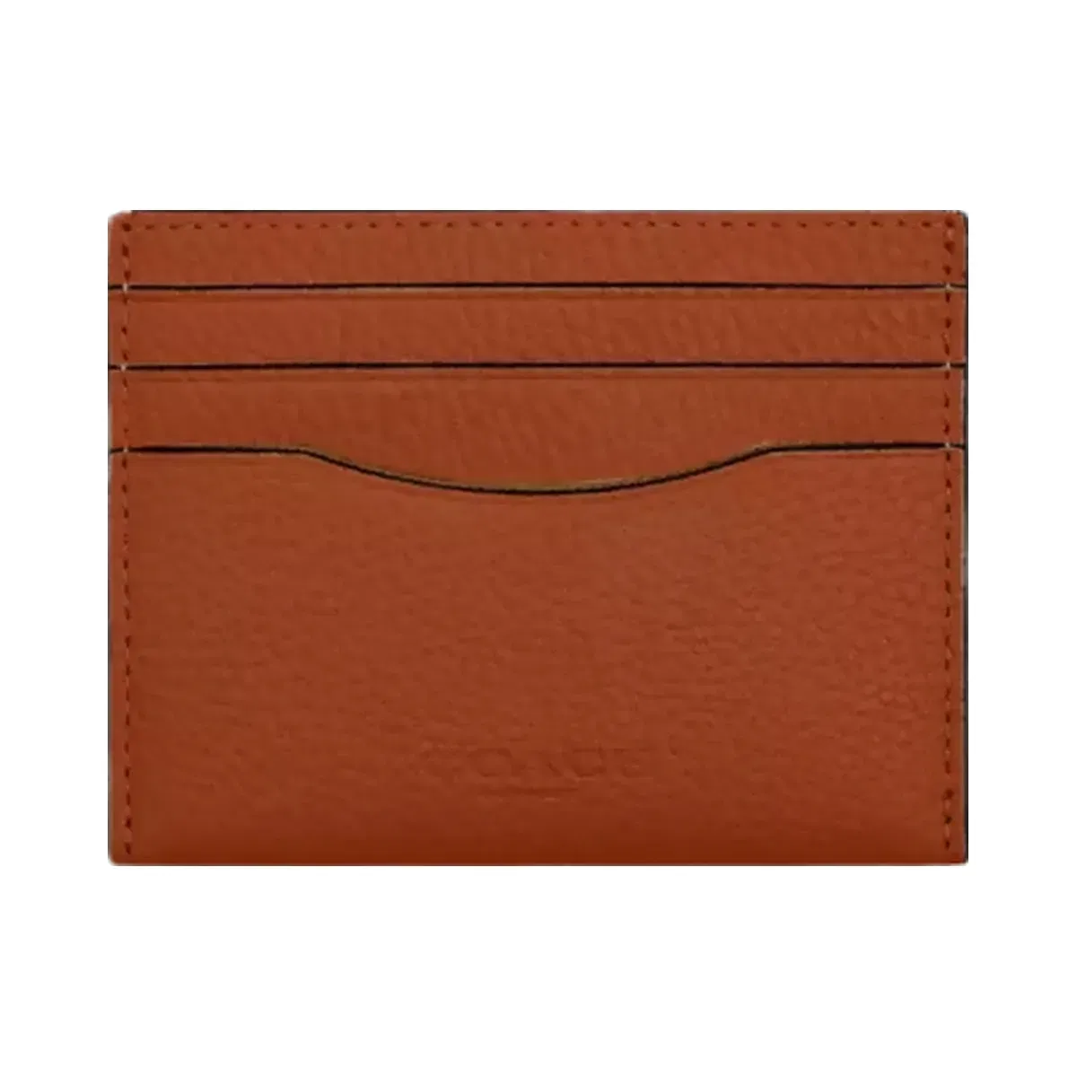 Coach Slim Id Card Case in Amber Brown