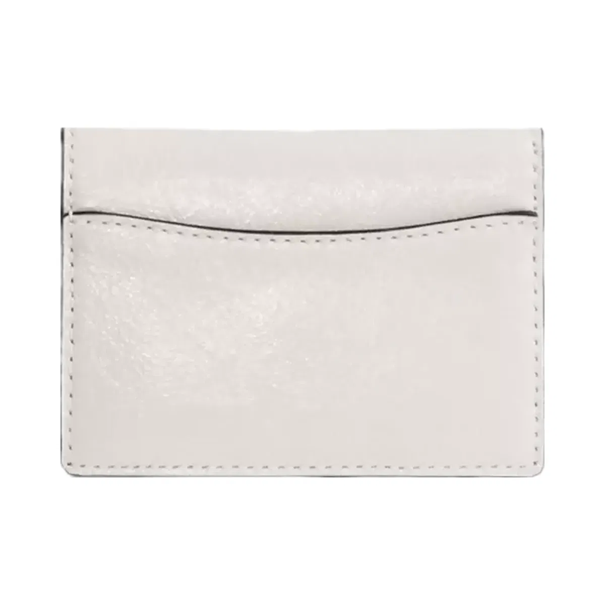Coach Card Case With Charms in Silver Chalk