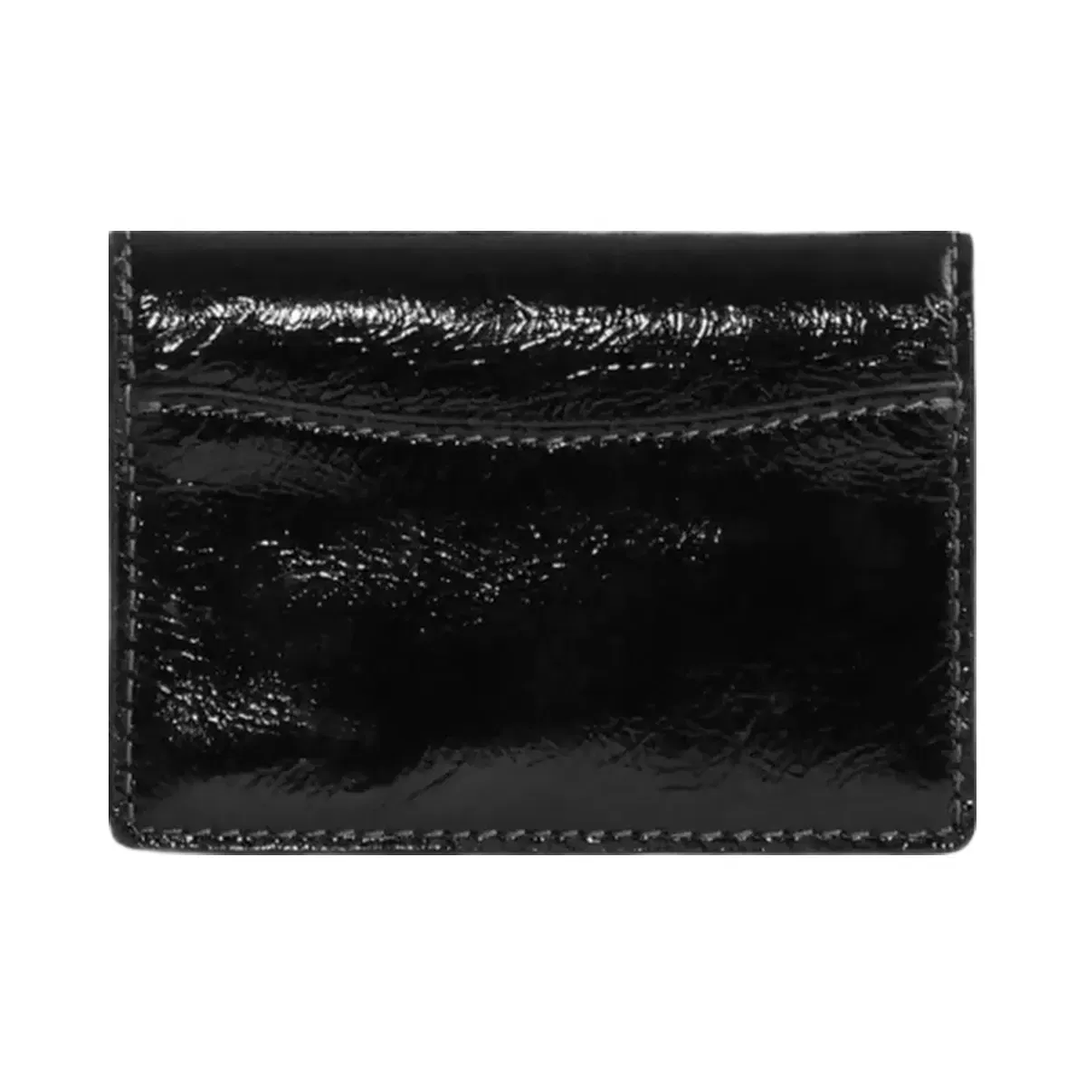 Coach Card Case With Charms in Silver Black