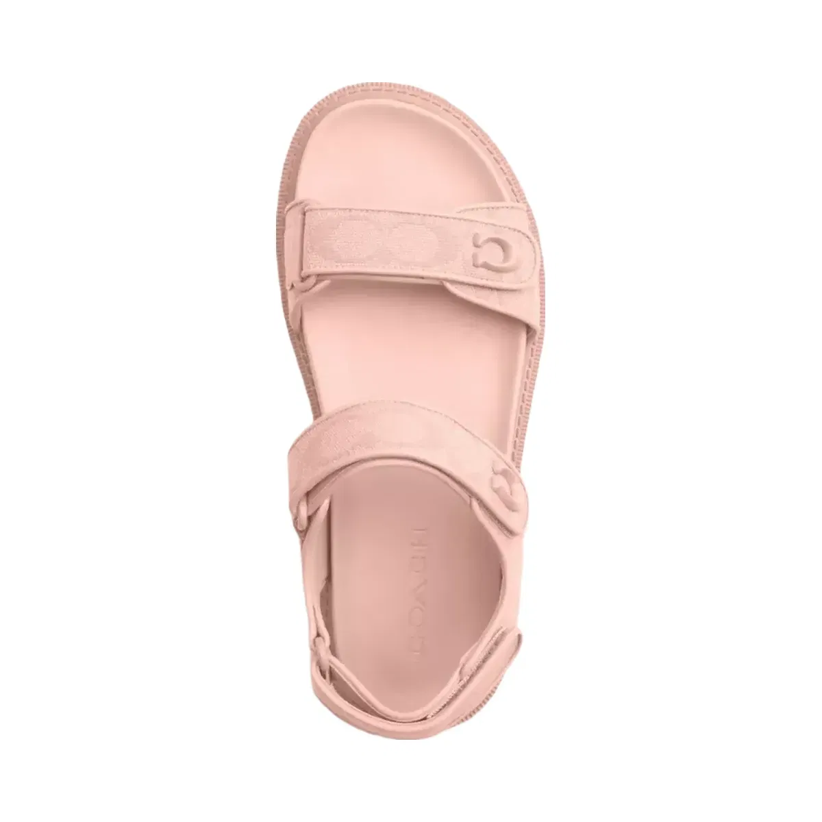 Coach Brynn Sandal In Signature Canvas in Candy Pink