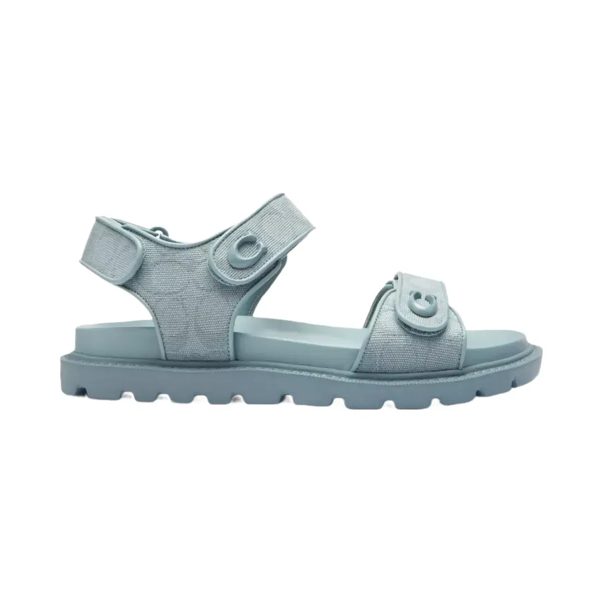 Coach Brynn Sandal In Signature Canvas in Sea Mist