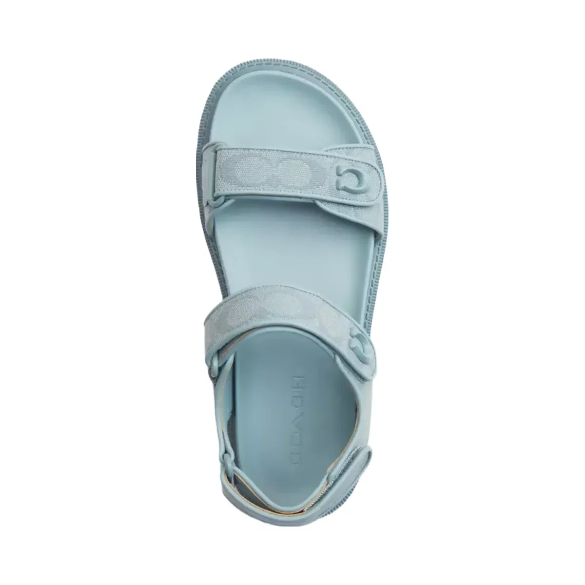 Coach Brynn Sandal In Signature Canvas in Sea Mist
