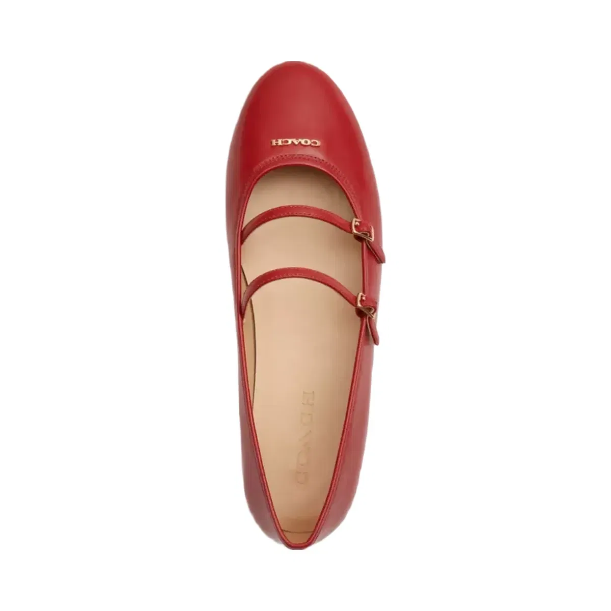 Coach Double Buckle Mary Jane in Poppy