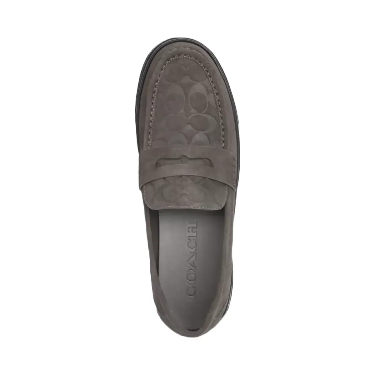 Coach Hybrid Loafer With Signature Print in Charcoal