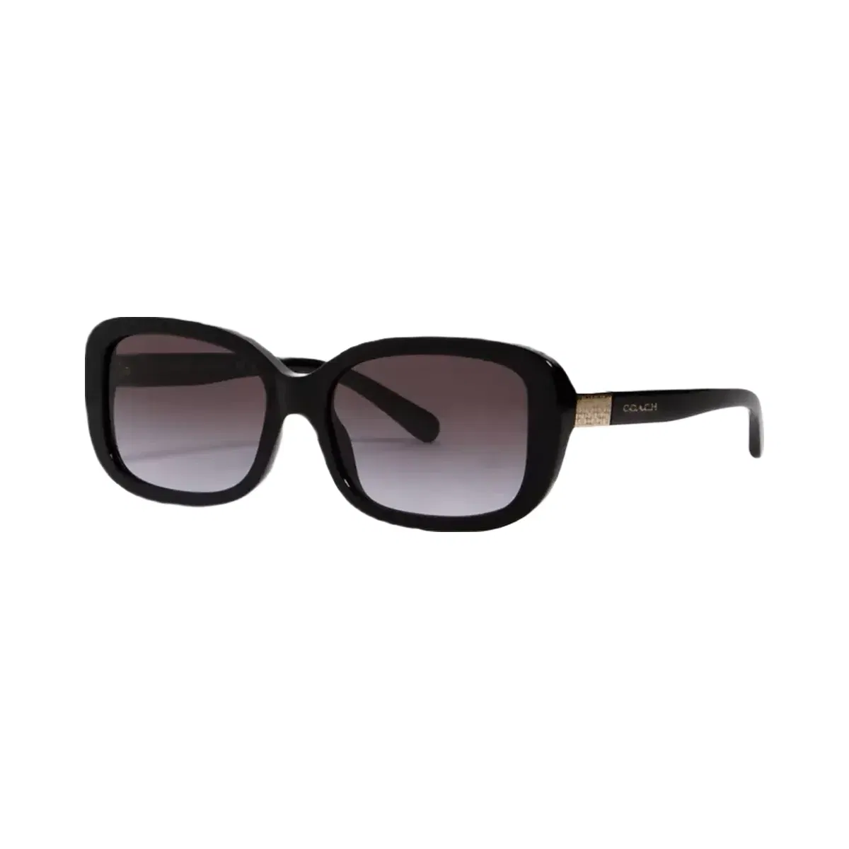 Coach Signature Rectangle Sunglasses Black