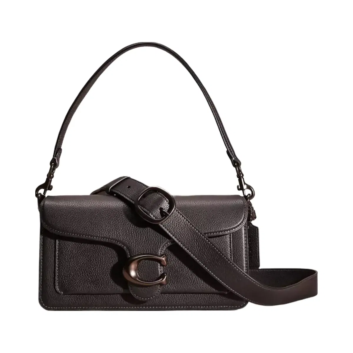 Coach Restored Tabby Shoulder Bag 26 in Pewter Black