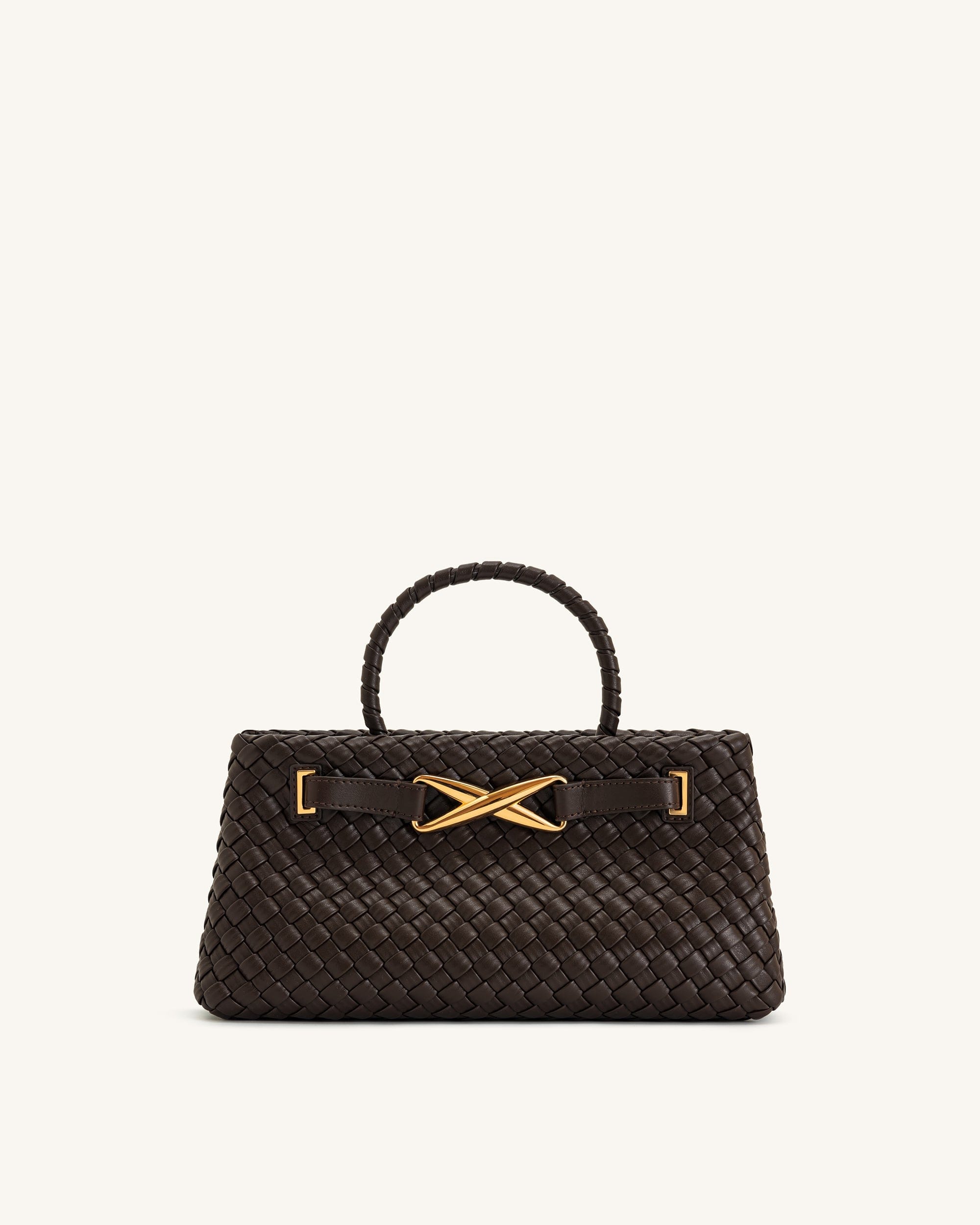 JW PEI Elora Woven Tote Bag Black