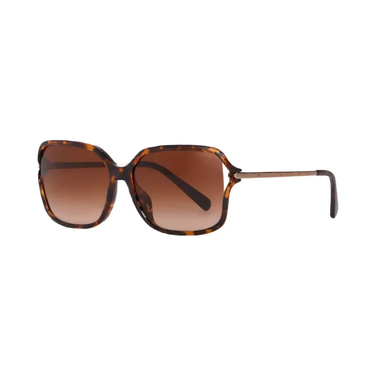 Coach Metal Square Sunglasses in DARK TORTOISE