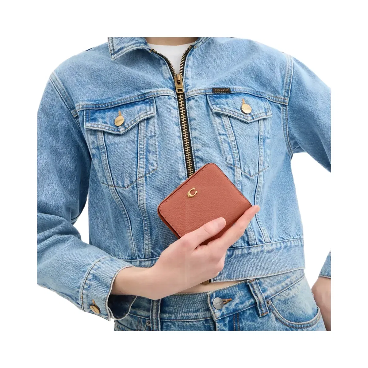 Coach Essential Billfold Wallet in Brass Dark Peach