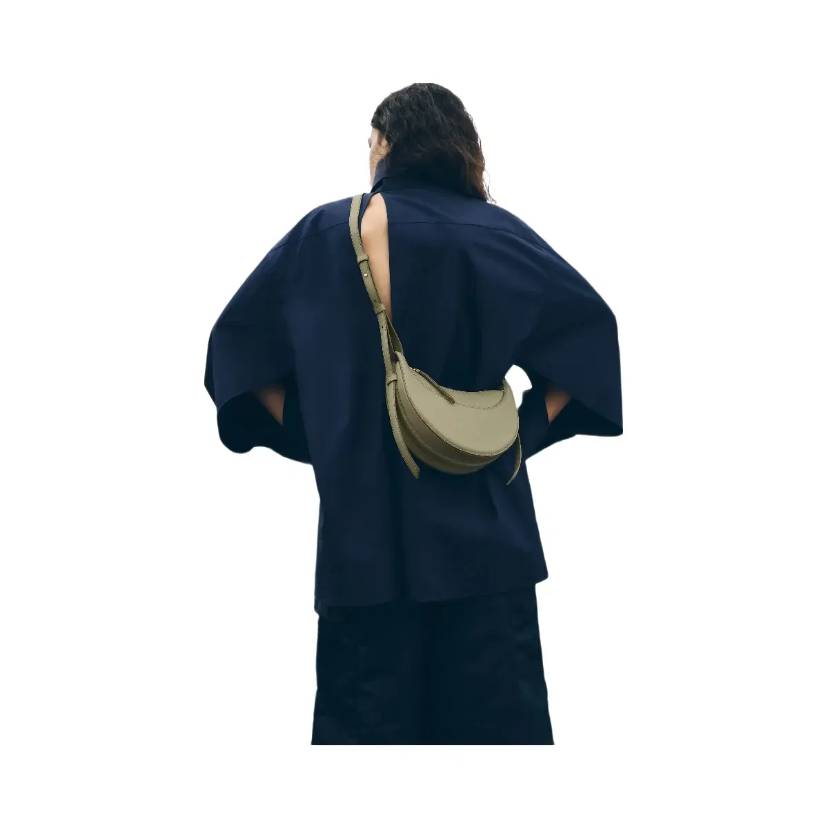 Polène Numéro Dix Textured Leather Bag Linden