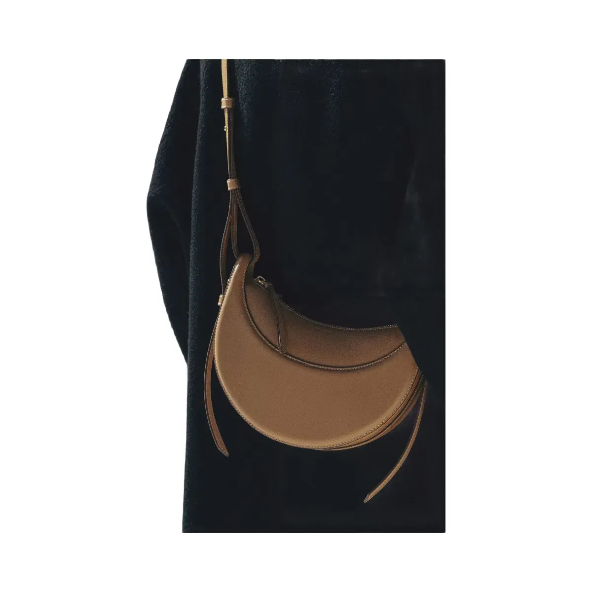 Polène Numéro Dix Smooth Leather Bag Ocher