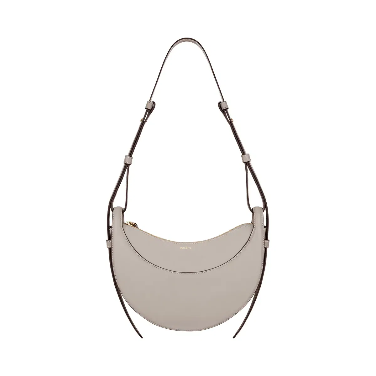 Polène Numéro Dix Smooth Leather Bag Mist