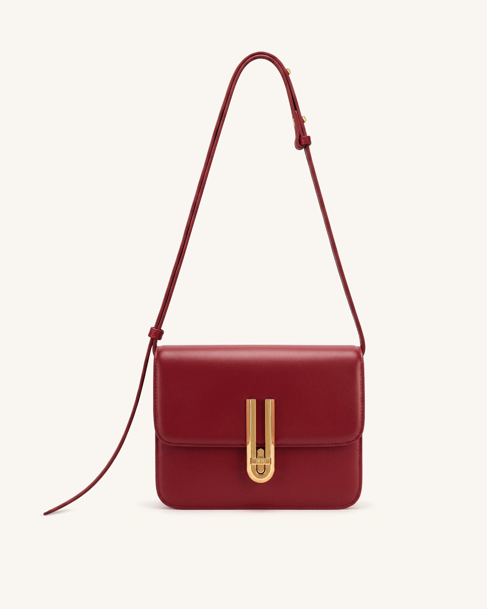 JW PEI Evania Lock Shoulder Bag Red