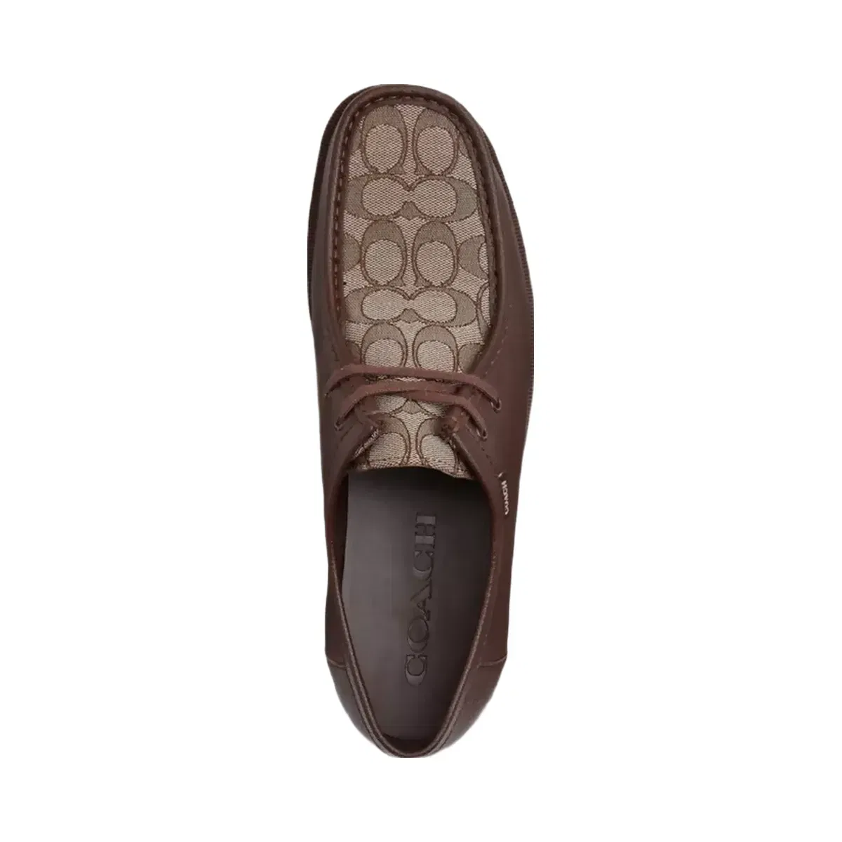 Coach Chukka Shoe With Signature Canvas in Oak Maple