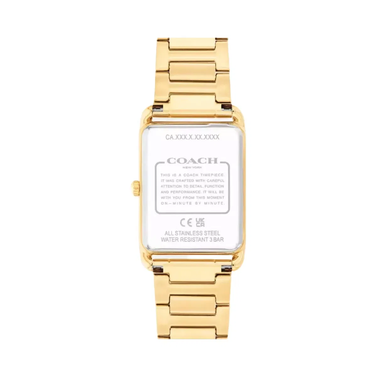 Coach Elliot Watch, 32 Mm X 26 Mm in Gold