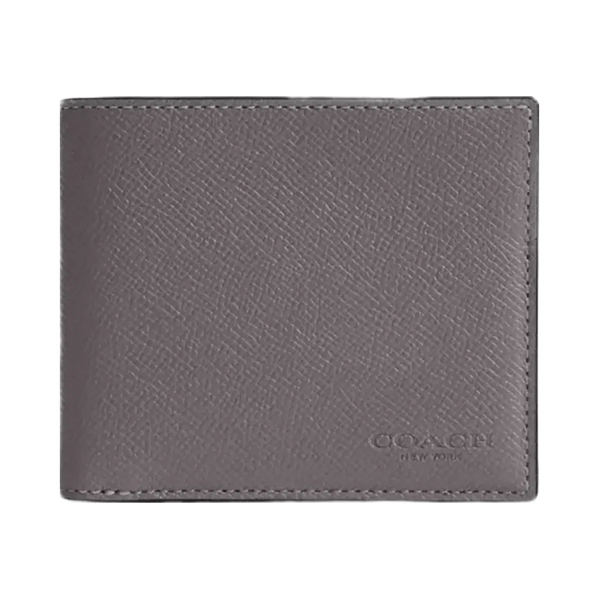 Coach Id Billfold Wallet in Graphite Gray