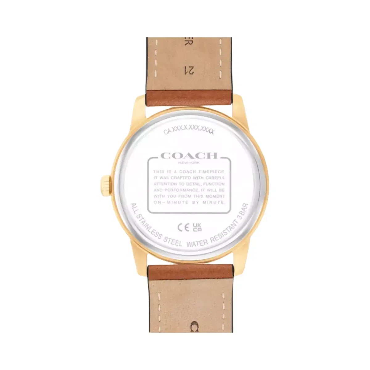 Coach Keane Watch, 39 Mm in Saddle