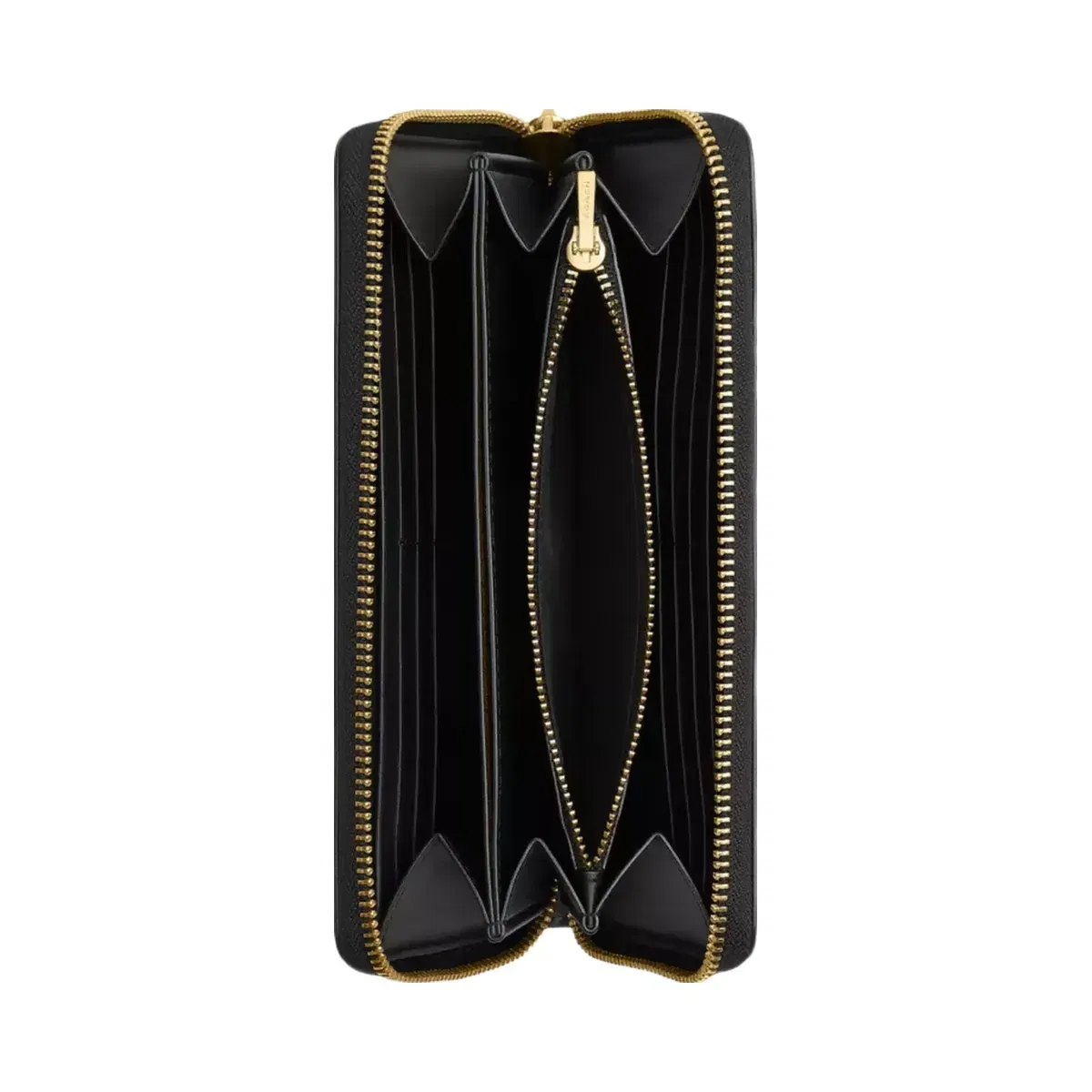 Coach Disney X Coach Essential Accordion Zip Wallet With Pluto in Brass Black Multi
