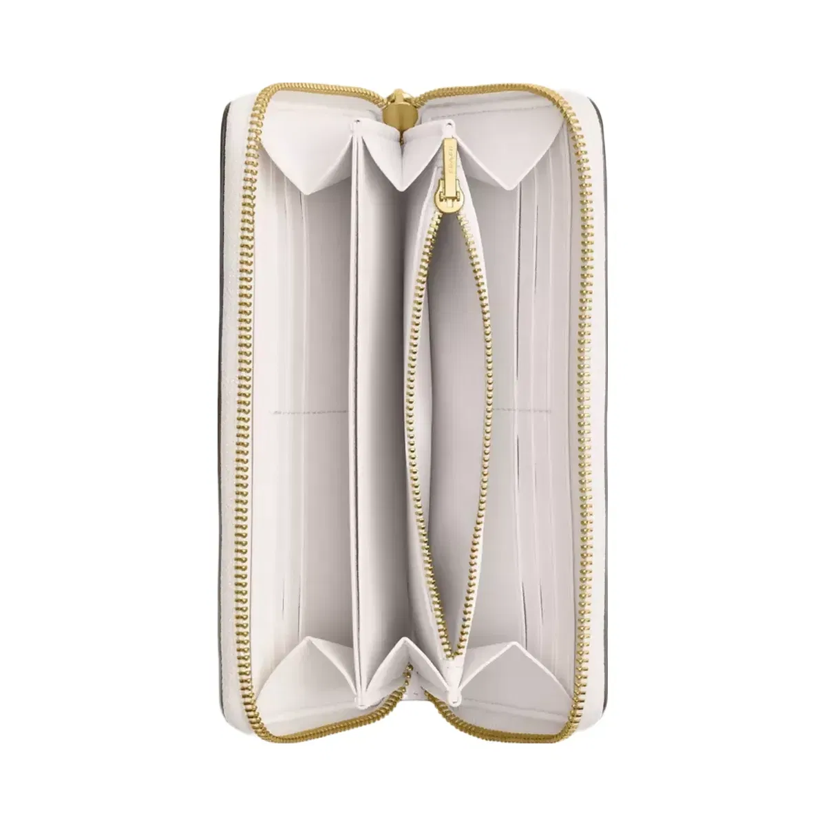 Coach Disney X Coach Essential Accordion Zip Wallet With Pluto in Brass Chalk Multi