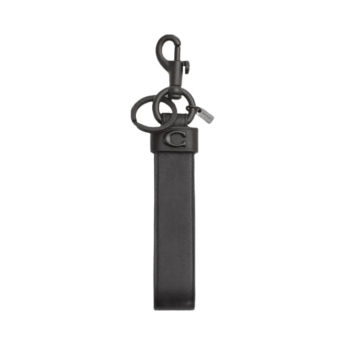 Coach Loop Bag Charm in Black