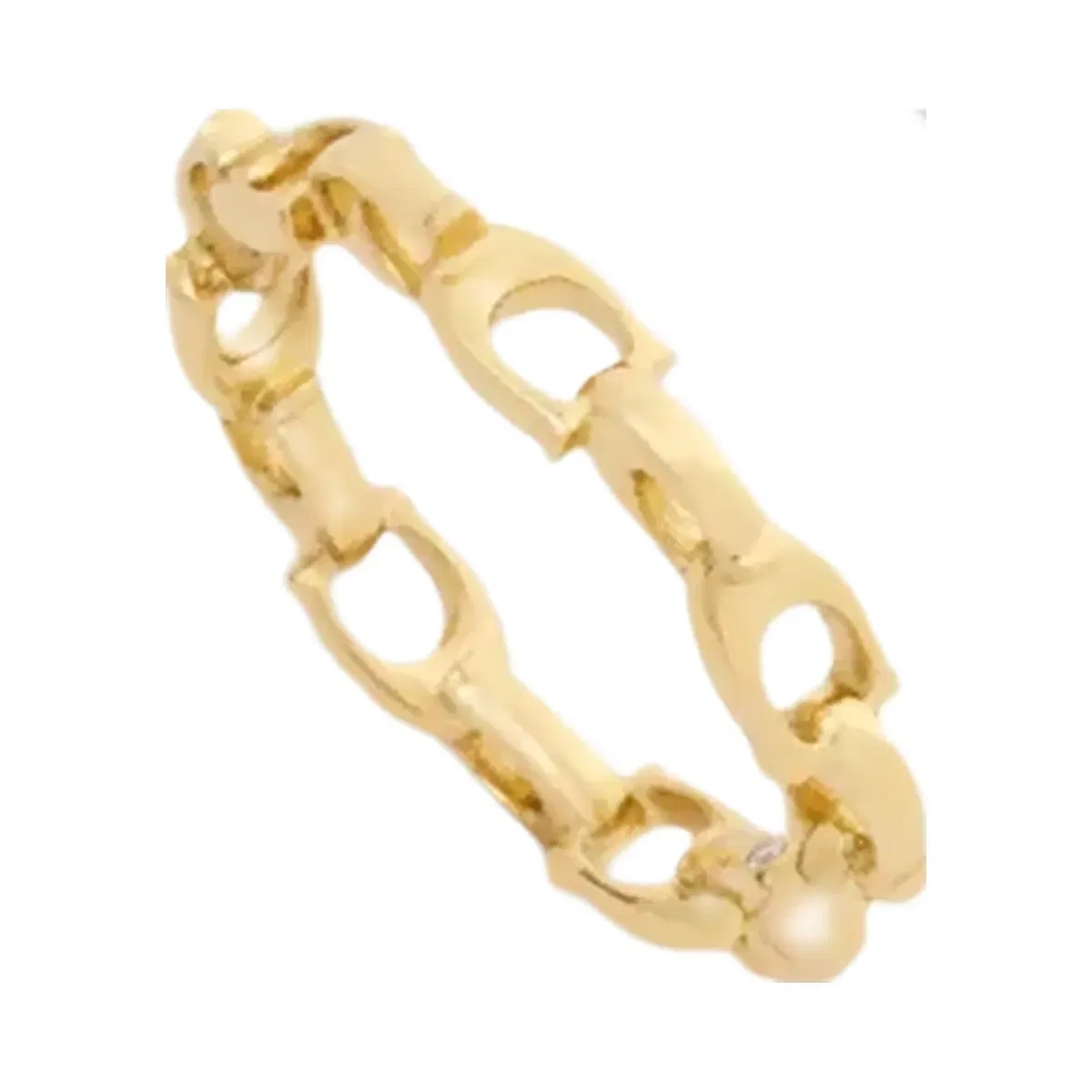 Coach Linked C Ring Set in Gold Silver